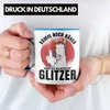 Trendation - Komm Noch Näher Und Es Klatscht Glitzer Tasse Produktbild-Vorschau 2
