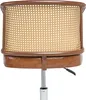 BELIANI Schreibtischstuhl Braun Kunstleder Polyrattan Produktbild-Vorschau 6