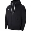 A black Nike hoodie with white drawstrings and a white Nike logo on the left chest. Produktbild-Vorschau