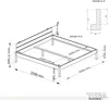 TUGA-Holztech Pfostenbett (Fichte) "Daybett" Massivholz 200 Produktbild-Vorschau 4