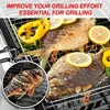 Großer Edelstahl Grillguthalter Grillkorb Faltbar Tragbark Produktbild-Vorschau 3