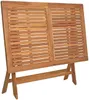 ESTEXO Gartentisch Akazienholz, Eckig, klappbar, Natur, 120 Produktbild-Vorschau 2