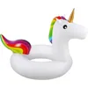 Schwimmen Kreis Aufblasbare Matratze Einhorn Xxl Produktbild-Vorschau 4