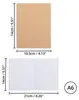 BELLE VOUS 48er Pack Notizbuch A6 Blanko Unliniertes Produktbild-Vorschau 2