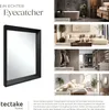 A collage showing a mirror and various room settings where it could be used. Produktbild-Vorschau