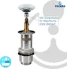tecuro Siphon mit Pop Up Ablaufventil verchromt - Universal Produktbild-Vorschau 6