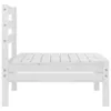 4-tlg. Garten-Lounge-Set Weiß Kiefer Massivholz 3082403 Produktbild-Vorschau 5