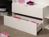 Milky 1 Hochbett Parisot Weiß-Grau mit Tischplatte & Produktbild-Vorschau 24