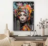 Wanddeko 60x80 cm - Frau - Graffiti - Schwarz, Leinwand Produktbild-Vorschau 7