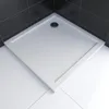 RECEVEUR DE DOUCHE A POSER EXTRA PLAT EN ACRYLIQUE BLANC Voir les images du produit 2