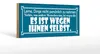 Holzschild Spruch 27x10cm lerne Dinge nicht persönlich Produktbild-Vorschau 1