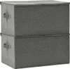 vidaXL Scatole portaoggetti 2 pezzi in tessuto 50x30x25 cm Anteprima dell’immagine prodotto 6