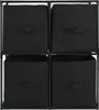 "im  " Lagerschrank mit 4 Stoffkörben Schwarz 63×30×71 cm Produktbild-Vorschau 3