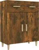 vidaXL Příborník kouřový dub 69,5x34x89 cm výrobek ze dřeva Náhled obrázku produktu 2