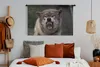 MuchoWow® Wandteppich Wandbehang Wolf - Maul - Zähne Produktbild-Vorschau 4