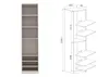 Marmex TRES R SET Kleiderschrank ohne Türen 380x206x51cm, Produktbild-Vorschau 6