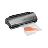 A vacuum sealer machine with a piece of salmon in a vacuum bag. Produktbild-Vorschau