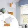 ZMH Wandlamp, houten wandlamp, 2-delig, wandspots E14, Productafbeelding-voorbeeld 6
