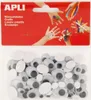 Apli - selbstklebende Bastelaugen, oval, Blister mit 100 Produktbild-Vorschau 3