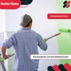 KOTARBAU® Teleskopstange für Farbroller 106 cm Verstellbare Produktbild-Vorschau 2