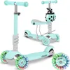 Hulajnoga trójkołowa Ricokids Buggy - miętowa Náhľad obrázku produktu 1