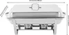 9L Chafing Dish Buffet set Speisewärmer Wärmebehälter mit 3 Produktbild-Vorschau 10