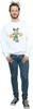 Disney - Sweatshirt für Herren BI37180 (XXL) (Weiß) Produktbild-Vorschau 4