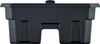 A dark gray plastic toolbox is shown from the front against a white background. Produktbild-Vorschau