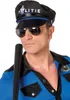 Spiegelbrille mit silbernem Rahmen Polizist Pilot 80er Produktbild-Vorschau 2