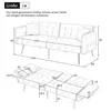 Sofabett mit doppelt verstellbarer Rückenlehne + 6-stufigen Produktbild-Vorschau 8