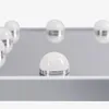 A close-up view of several LED lights on a vanity mirror. Podgląd zdjęcia produktu