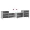 The Living Store Schuhregal Betongrau 102x36x60 cm Produktbild-Vorschau 8