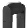 A close-up view of a modern black outdoor light fixture. Produktbild-Vorschau