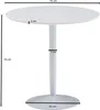 Table de salle à manger ronde 75x75x74 cm petite table de Voir les images du produit 3
