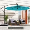 KOMFOTTEU LED slunečník 300cm x 230cm, zahradní slunečník s Náhled obrázku produktu 6