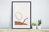 MuchoWow® Gerahmtes Poster Sommer - Schwarz - Grau 40x60 cm Produktbild-Vorschau 4