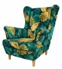 ANMIL Fauteuil, orenfauteuil in groen-goud, 80 x 103 x 88 Productafbeelding-voorbeeld 2