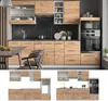 Küchenzeile Vicco Fame-Line Goldkraft Eiche/Weiß 280 cm , Produktbild-Vorschau 4