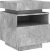 A concrete-effect nightstand with a shelf and a drawer. Náhled obrázku produktu