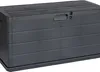 XL Auflagenbox Sitzbank 2 Personen Kunststoff  Anthrazit Produktbild-Vorschau 2