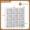 COSTWAY - Libreria in legno, scaffale porta libri con 9 Anteprima dell’immagine prodotto 3