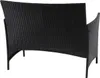 Poly-Rattan Gartenbank Halden, Sitzbank Bank  schwarz, Produktbild-Vorschau 2