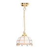 1:12 lampa sufitowa do domku dla lalek model metalowa biała Podgląd zdjęcia produktu 3
