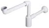 CRONO Waschtisch-Siphon, Platzsparend, 5/4" DN32, Weiß Produktbild-Vorschau 1