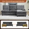 Merax Ecksofa L-Form 3-Sitzer mit Schlaffunktion, Produktbild-Vorschau 14