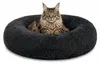 lionto Donut Katzenkissen, rundes Bett mit Plüschbezug & Produktbild-Vorschau 1