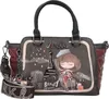 A handbag with a Parisian theme illustration. Produktbild-Vorschau