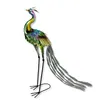 Metall Garten-Figur Pfau 85cm bunt Dekofigur groß Produktbild-Vorschau 6