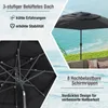 Parasol ogrodowy COSTWAY 300 cm, odporny na wiatr, Podgląd zdjęcia produktu 5