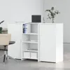 vidaXL Recepční stůl bílý 155x50x103,5 cm materiál na bázi Náhled obrázku produktu 3